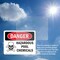 Signmission Hazardous Pool Chemicals Danger Sign, Vinyl Decal, 7in W x 5in L, 2PK OS-2PACK-DS-D-57-L-1628 - alternate 4